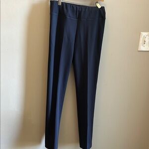 Insight Navy Blue Pants Stretch Size 2 Elastic Waist Pull-On Style
